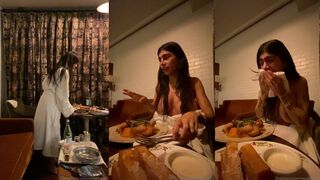Mia Khalifa Topless Dinner Video Leaked