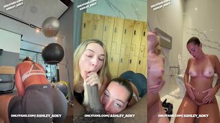 Ashley Aoky Gym Trainer Threesome Onlyfans Video Leaked