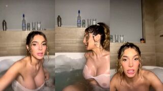 Lyna Perez Big Tits Tease Bathtub Video Leaked