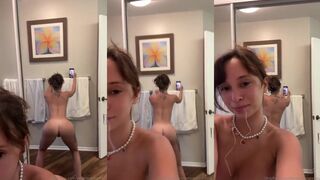 Veronica Perasso Nude Ass Mirror Tease Onlyfans Leaked