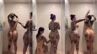 Heidi Lavon Full Nude Gg Big Ass Shower With Ravengriim Leaked Video