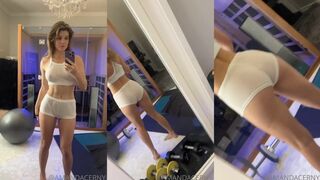 Amanda Cerny Outfit See Through Tits Teasing Onlyfans Leak