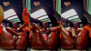 Queen Tahshaar Nude Oiled Pussy Car Masturbation Onlyfans Leaked