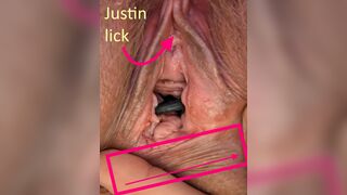 Postbunnie Meagan Elizabeth Hackett shows me all her fatty goodies