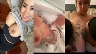 Lindsay Favaloro streches her huge tasty titts