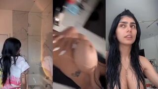 Aishah Sofey showing her Horny Boobs and  Hot Body Teases  full onlyfans leaked video 2