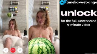 Amelia-Wet-Angel Horny in BathTub & Teases touches Onlyfans Leaked video
