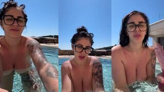 Harley Benz s Pool Masturbation Session Sextape Leaked onlyfans Video