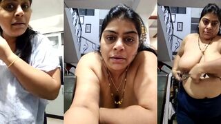 Desi Couple Boobs Massage