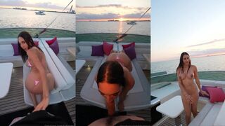 Izzy Green New Hot Sextape Gets Fucked On The Boat (OnlyFans Leaked HD)