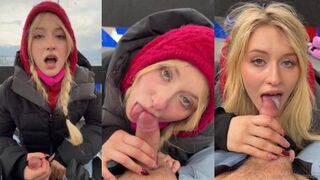 Lena Polanski's Risky BJ In The Aerial Tramway Sextape Leaked Video