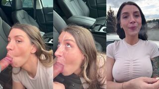 Mathema Kitten Takes Facial In A Parking Lot until Huge Cumshot Leaked Onlyfans Vide