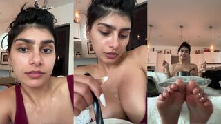 Mia Khalifa Nude Boobs Smoke Weed PPV Video