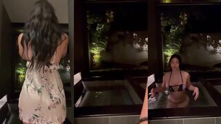 Asian Aishah Sofey Seducing In The Jacuzzi Leaked Onlyfans Video -Exclusive