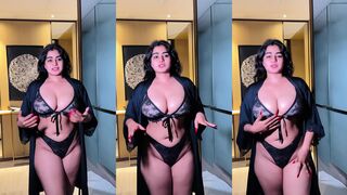 Shilpafit exclusive content on Bikini dress showing