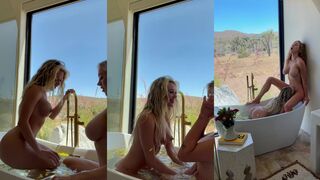 BentleeOfficial & Princess_bb_girl   Lesbian Fuck In The Bath