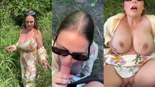 Ava Nicks Takes A Cock In The Woods