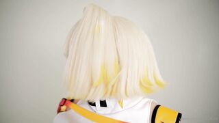 Momokun Rides Her Dildos In Elegg Costume