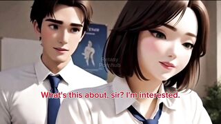 AI Girl Fucked Hard by Boss in Office