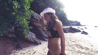 Good times at the beech with Sandee!