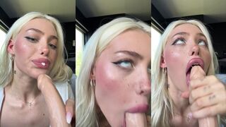 Alexandra Marianna Records Herself Sucking A Dildo so Deep Latest Video Leaked