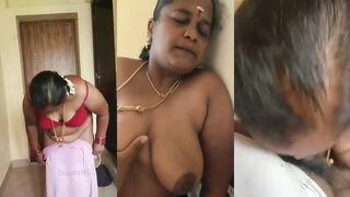 Tamil milf aunty Customer Dick and Fucking at Night video    ?