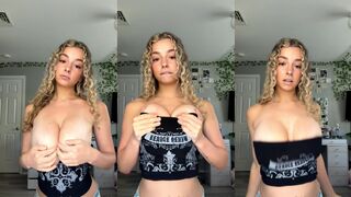 Kira Pregiato Showing Her Huge Boobs Onlyfans POV