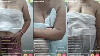 SrijaNair Premium live Show | Shower - Update