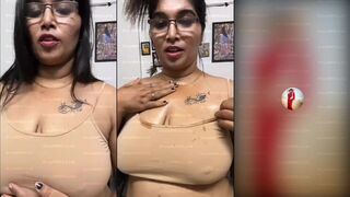SrijaNair Premium live boobs oil massage