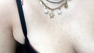 Gianna Krinock spreads her legs and shows how wet she is