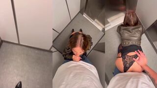 Swedishcouplee Has Sneaky Sex In The Elevator