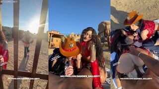 Baddies Gallery Cow Girls Threeway w Auhneesh Nicole