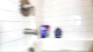 Gianna Rose Krinock masturbating in a towel for her viewers