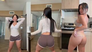 Joy Mei Full Nude In Kitchen Striptease Video Leaked