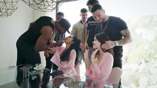 Rossa Vaxx and Yasmina Khan Do Crazy Interracial with All Their Friends