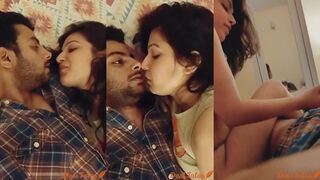 Cute NRI girl hot tongue kissing & milking dick on OnlyFans