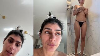 Mia Khalifa Dirty Talk Inside Bathroom Onlyfans Video Viral