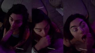 KittieBabyXXX Gets Facial After A Blowjob