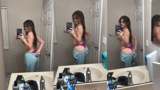 Megnutt02 Sexy Ass Teasing Mirror
