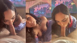 Layladeline Gives A Blowjob To Her Boyfriend