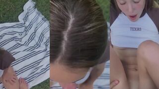 amateur college teen public park sex tape