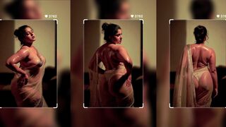 Chubby Desi Girl posing and dancing nude