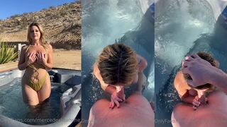 Mercedes Blanche Sucks A Dick In The Tub