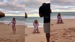 Beth Lily Nude Beach Photoshoot
