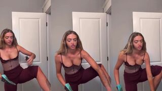 Woah Vicky Nude Tits Nip Flash