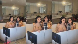 Karely Ruiz Nude GG Bathtub Play