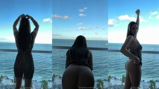 Christina Khalil Vacation Nude Striptease Leaked Video