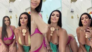 Jessenia Rebecca Nude Lesbian Dildo Fuck With Toochi Kash (No Audio)