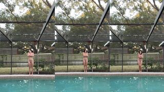 Berigalaxy Full Naked Pool Jumping