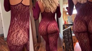 Kirstentoosweet Nude Fishnet Ass Short Leaked Video